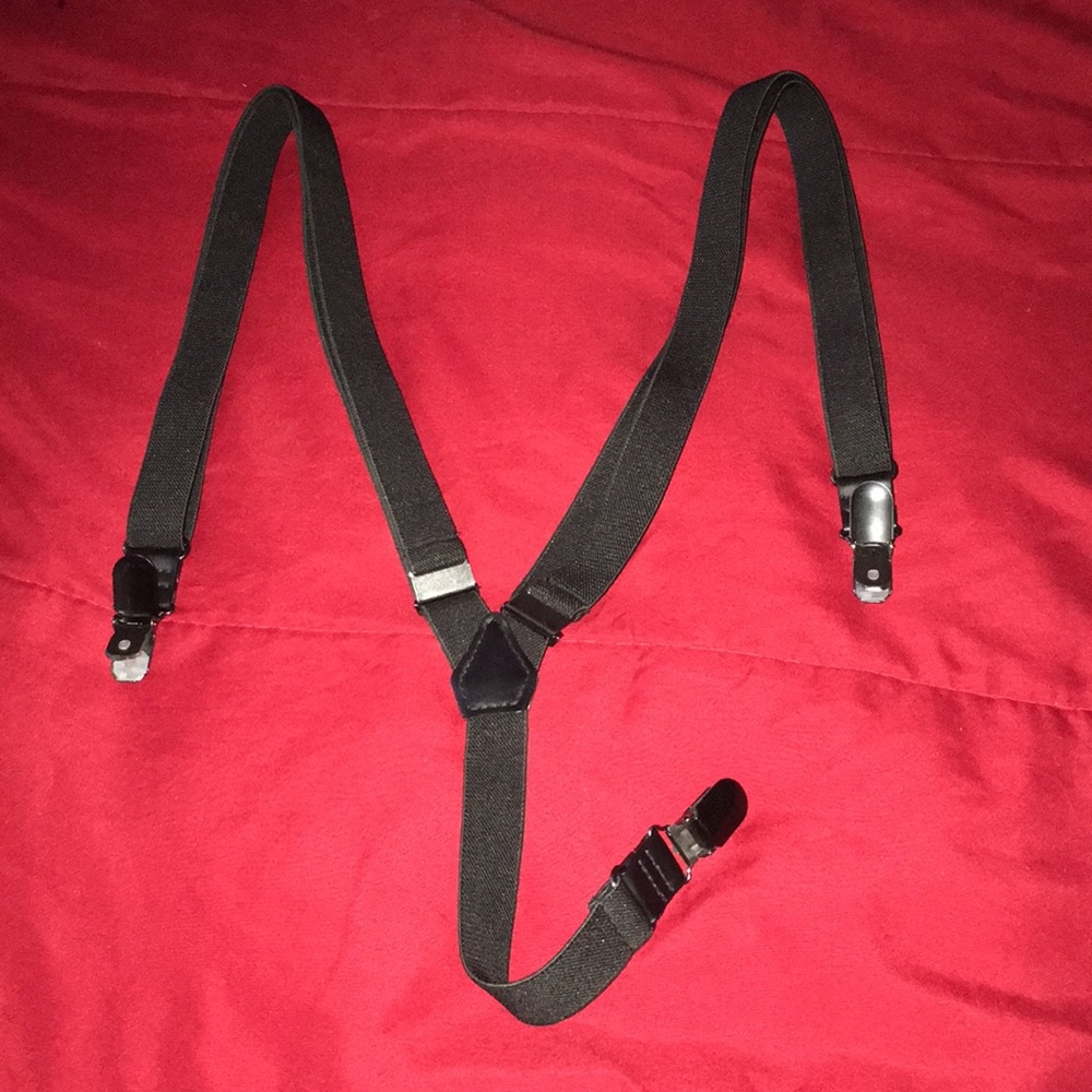 Black suspenders